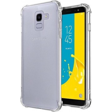 samsung j6 2018 hoesje shock proof case - Samsung galaxy j6 2018 hoesje shock proof case transparant hoes cover hoesjes