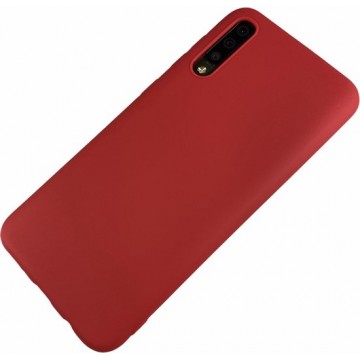 Samsung Galaxy A70 - Silicone hoesje Tim rood