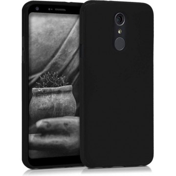LG Q7 siliconen hoesje - Zwart