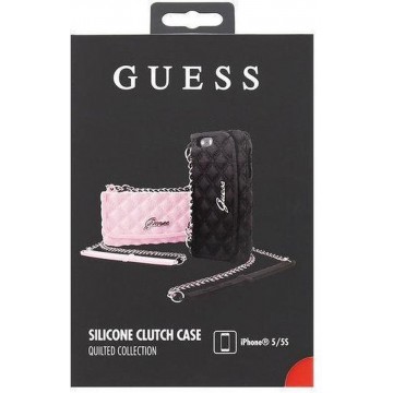 Guess Quilted iPhone 5 & 5S Clutch Case Pink