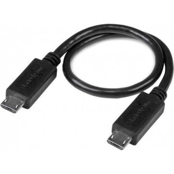 StarTech.com   20 cm USB OTG kabel Micro USB naar Micro USB M/M USB OTG Adapter
