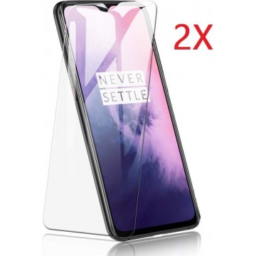 Ntech 2 Pack Oneplus 7 Screenprotector Tempered Glass
