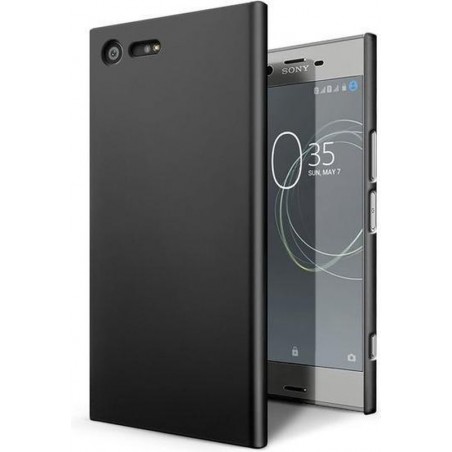 Sony Xperia XZ Premium Zwart TPU siliconen case hoesje