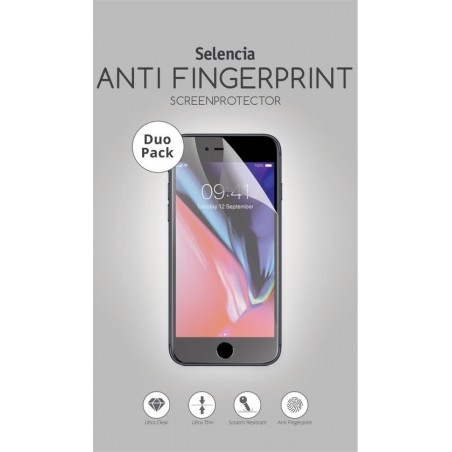Selencia Duo Pack Anti-fingerprint Screenprotector voor Samsung Galaxy A7 (2018)