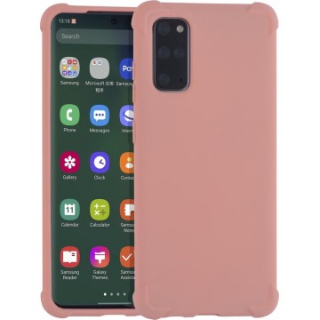Samsung Galaxy S20 Plus Roze Backcover hoesje - silicone