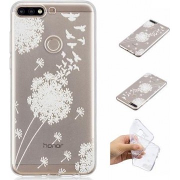 Huawei Y6 (2018) / Honor 7A - hoes, cover, case - TPU - Paardenbloem