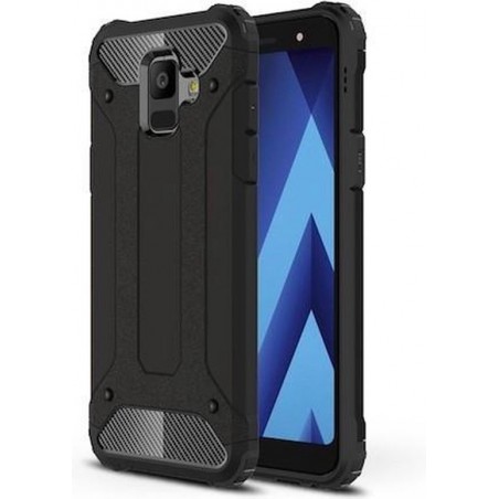 Armor Hybrid Samsung Galaxy A6 2018 Hoesje - Zwart