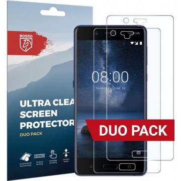 Rosso Nokia 8 Ultra Clear Screen Protector Duo Pack