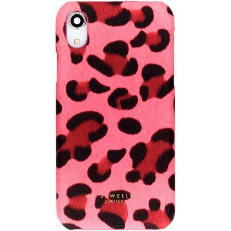 My Jewellery Design Hardcase Backcover iPhone Xr hoesje - Leopard Pink