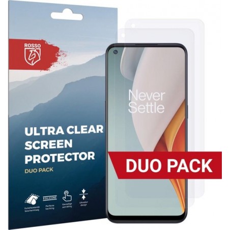 Rosso OnePlus Nord N100 Ultra Clear Screen Protector Duo Pack