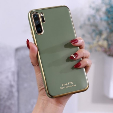 Voor Huawei P30 Pro 6D Plating TPU beschermhoes (groen)