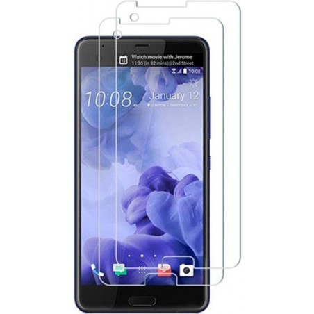 HTC U Ultra Gehard Glazen screenprotector / Tempered glass 2.5D 9H