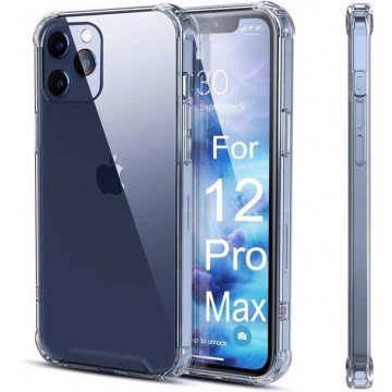 iPhone 12 Pro Max hoesje Transparant ShockProof - iPhone 12 Pro Max case Transparant ShockProof