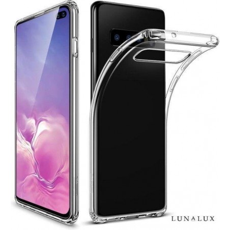 Samsung Galaxy S9 Plus siliconen hoesje transparant shock proof hoes case cover - Telefoonhoesje transparant - LunaLux