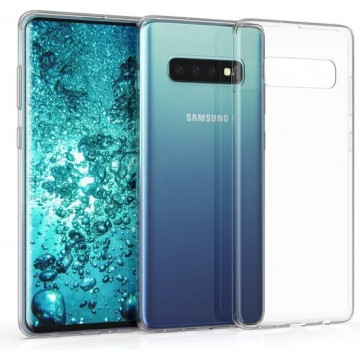 Samsung Galaxy  S10 Transparant Hoesje siliconen tpu back case