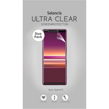Selencia Duo Pack Ultra Clear Screenprotector voor de Sony Xperia 5