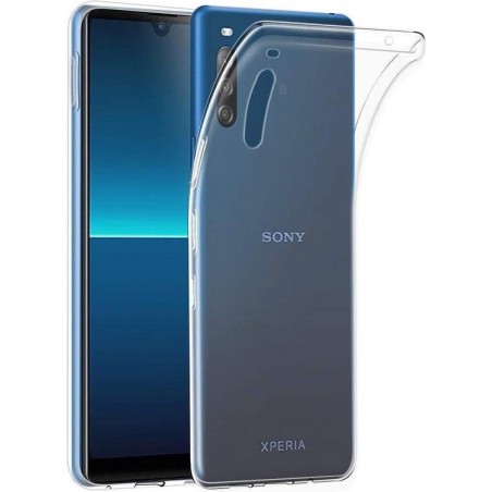 Sony Xperia L4 Hoesje Dun TPU Transparant