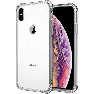 iPhone XR Hoesje + Tempered Glass Screen Protector