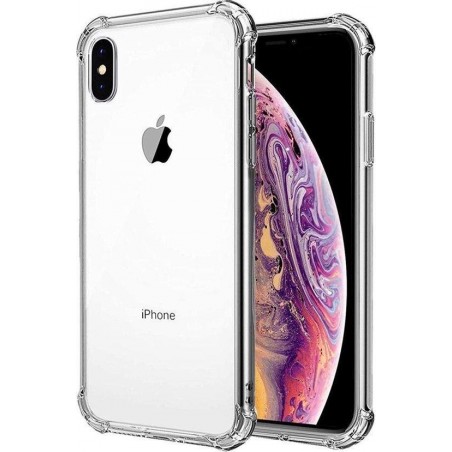 iPhone XR Hoesje + Tempered Glass Screen Protector