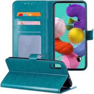 Samsung A20s Hoesje Wallet Case Turquoise