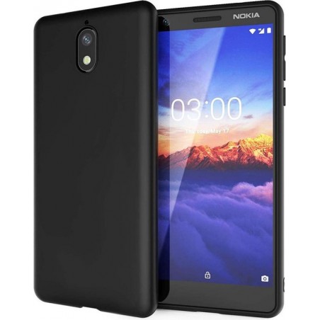 Nokia 3.1 TPU Hoesje Zwart