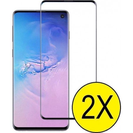 Samsung Galaxy S9 Plus full cover zwart screenprotector glas – Tempered glass bescherming - LunaLux voor Samsung S9 – 1 stuks