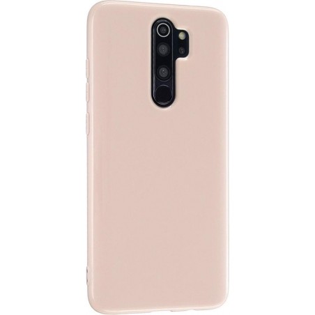 Voor OPPO Reno2 Z 2.0mm dikke TPU Candy Color beschermhoes (lichtroze)