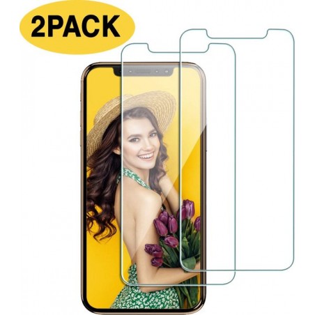 Epicmobile - 2Pack  iPhone 11 Screenprotector - Tempered Glass - 9H Anti burst - Anti Shock - 2Pack voordeelpack