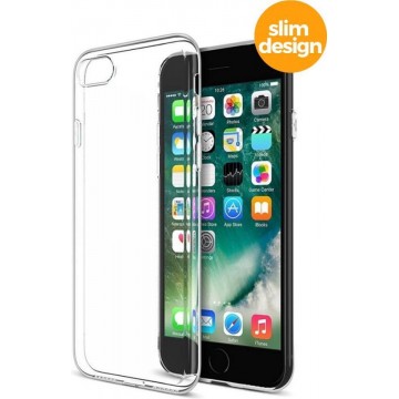 iPhone 7 iPhone 8 en iPhone SE 2020 Telefoonhoesje | Transparant Siliconen Tpu Smartphone Case