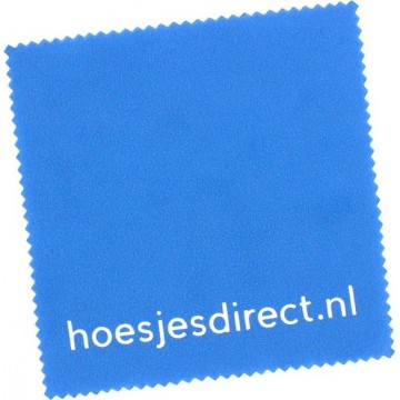 hoesjesdirect.nl Microfiber Reinigingsdoek Blauw 15x15cm