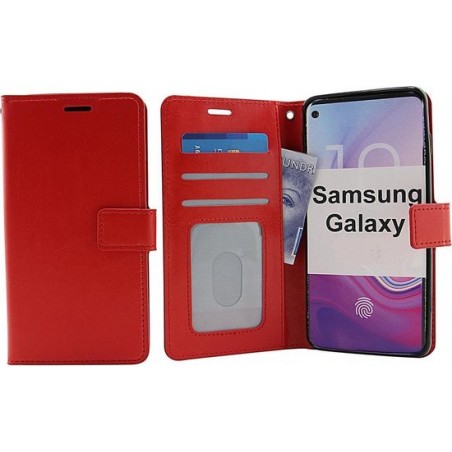 Samsung Galaxy S10 Plus - Bookcase Rood - portemonee hoesje