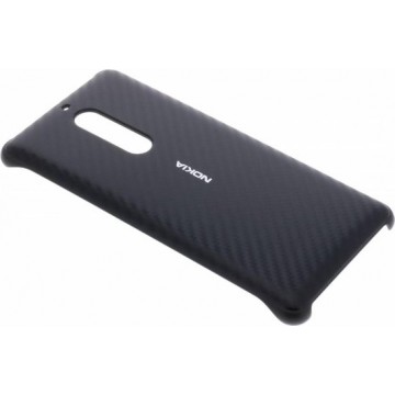 Nokia carbon fibre look back case  - zwart - voor Nokia 5