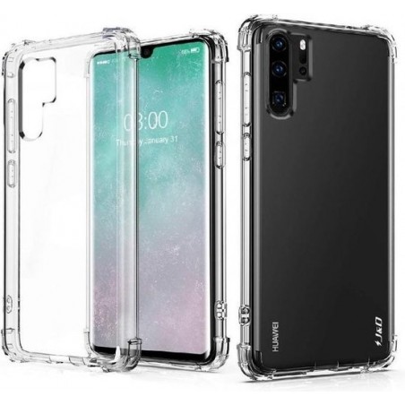 Ntech Huawei P30 Pro Transparent Anti Burst Hoesje Shock Proof TPU Case