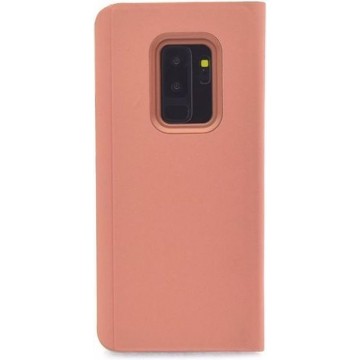 Samsung S9+ Clear View Standing Cover -Roze