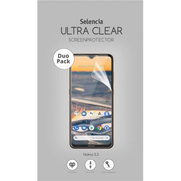 Selencia Duo Pack Ultra Clear Screenprotector voor de Nokia 5.3