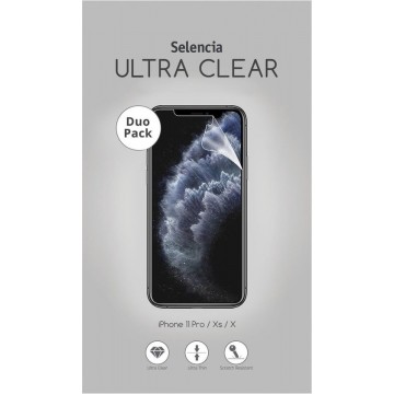 Selencia Duo Pack Screenprotector voor de iPhone 11 Pro / Xs / X