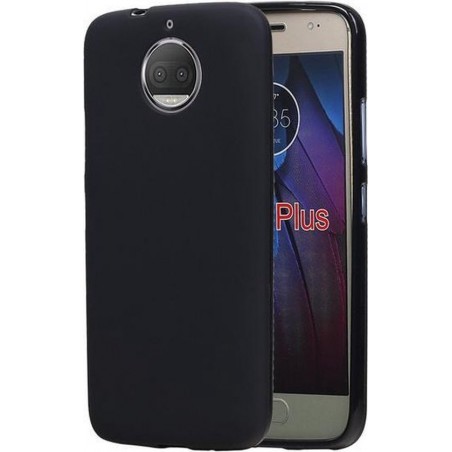 BestCases.nl Motorola Moto G5s Plus Design TPU back case hoesje Zwart