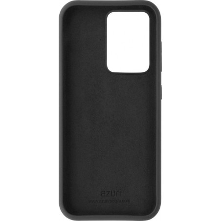 Azuri Samsung Galaxy S20 Plus hoesje - Siliconen backcover - Zwart