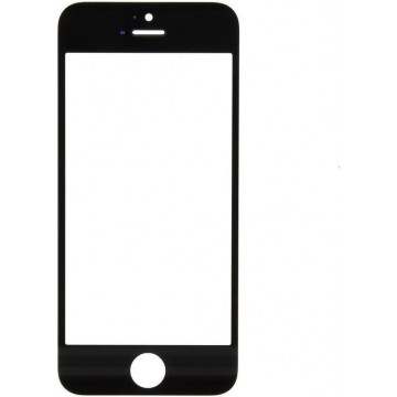 iPhone SE front glas / glasplaat ZWART scherm voor reparatie