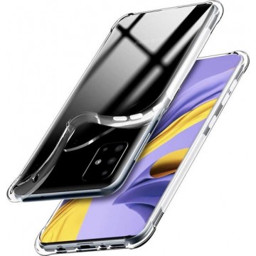 Samsung Galaxy A51 Hoesje - Anti Shock Hybrid Case - Transparant