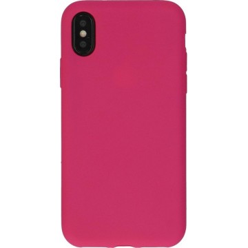 iPhone X siliconen hoesje Pink