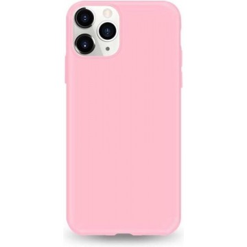 Samsung Galaxy A51 siliconen hoesje - Roze - shock proof hoes case cover - Telefoonhoesje met leuke kleur - LunaLux