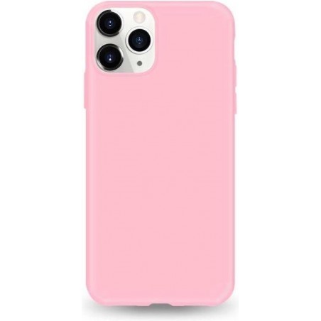 Samsung Galaxy A51 siliconen hoesje - Roze - shock proof hoes case cover - Telefoonhoesje met leuke kleur - LunaLux