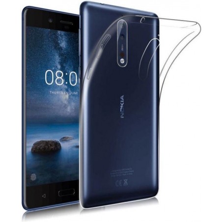 Nokia 8 Transparant TPU Hoesje