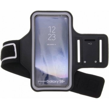 Zwarte sportarmband voor de Samsung Galaxy S8 Plus