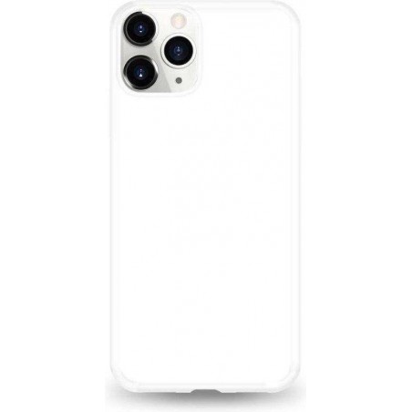 Samsung Galaxy A21s siliconen hoesje - Wit - shock proof hoes case cover - Telefoonhoesje met leuke kleur - LunaLux