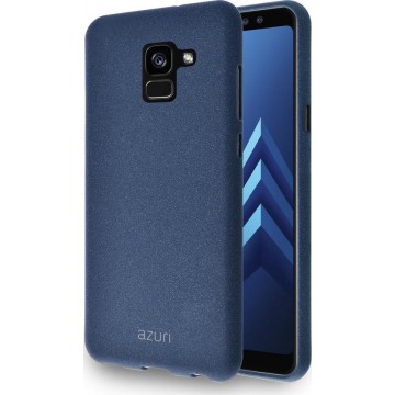 Azuri Samsung A8 (A530) hoesje - Zand textuur backcover - Blauw
