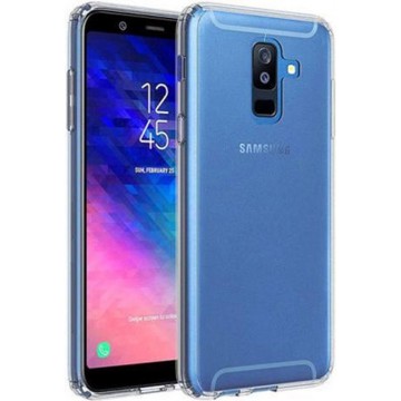 samsung a6 plus 2018 hoesje transparant - Samsung galaxy a6 plus 2018 hoesje siliconen case transparant hoes cover