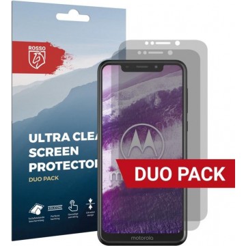 Rosso Motorola One Ultra Clear Screen Protector Duo Pack