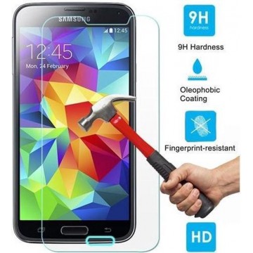 1+1 Gratis Actie Tempered Glas Screen Protector Doorzichtig 2.5D 9H (0.3mm) Samsung Galaxy S5 mini